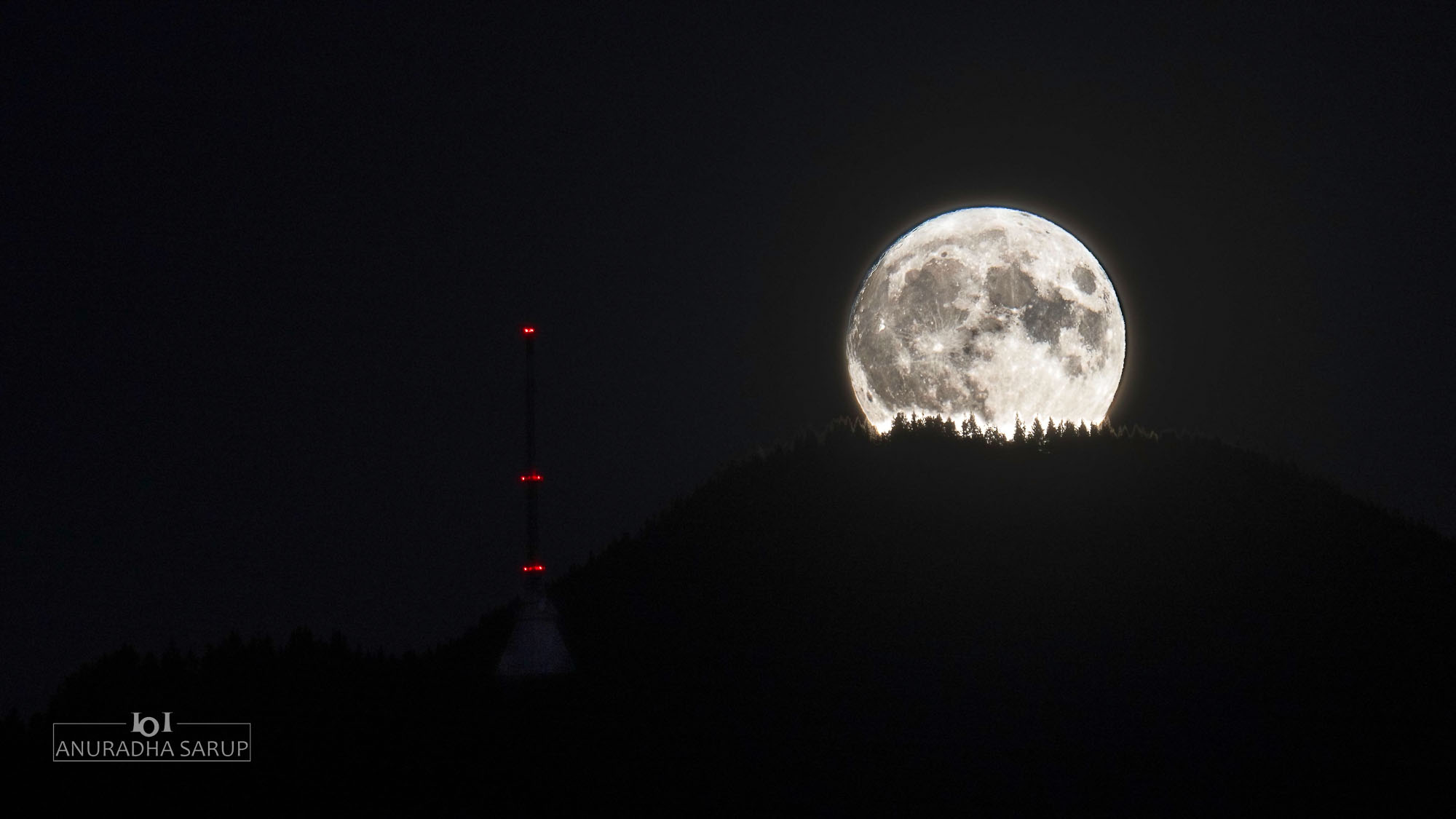 Moonrise, Leoben Austria